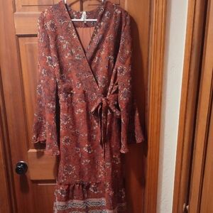 Roper Western Wrap Dress-xl